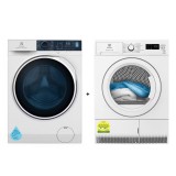 (Bundle) Electrolux EWF9024P5WB UltimateCare 500 Front Load Washing Machine (9kg) + EDH804H3WB UltimateCare 300 Heat Pump Dryer (8kg)